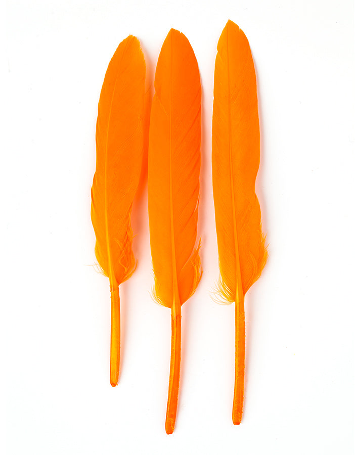 Hajékszer színes toll hajdísz narancs AFROline (1db)